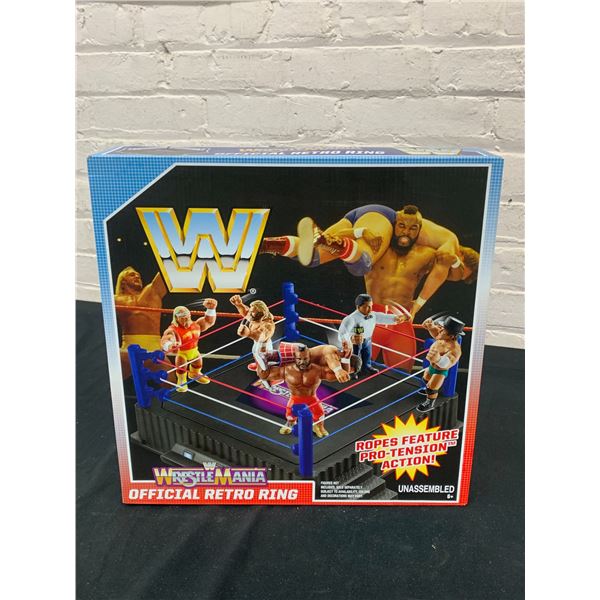 WWE Wrestlemania BRAND NEW Official Retro Ring Unassembled Boxed Mattel 2023