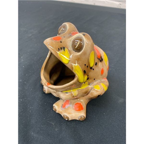 Ceramic Pottery Class Soap Frog