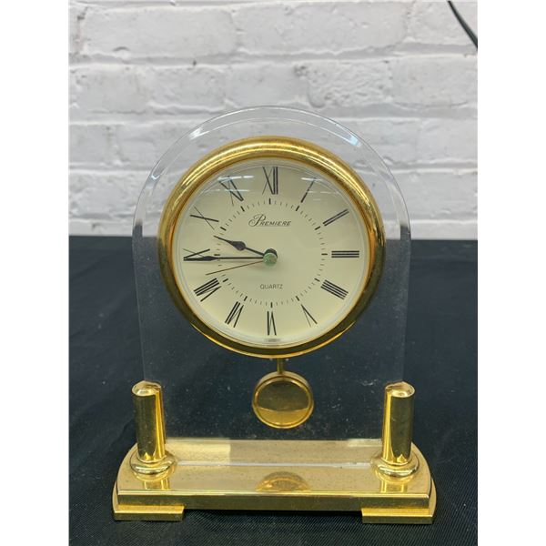 Premier Quartz Mantle Pendulum Clock 8"