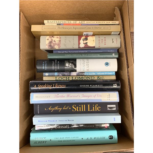Lot of 15 Art & Artist Related Books Anything but a Still Life, Mary Cassatt, Emily Carr, etc