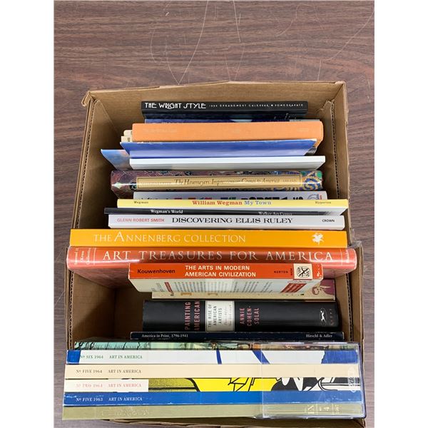 Lot of 27 Art Related Books Arts in America, Wright, Havemeyers, Eakins, Ruley, etc