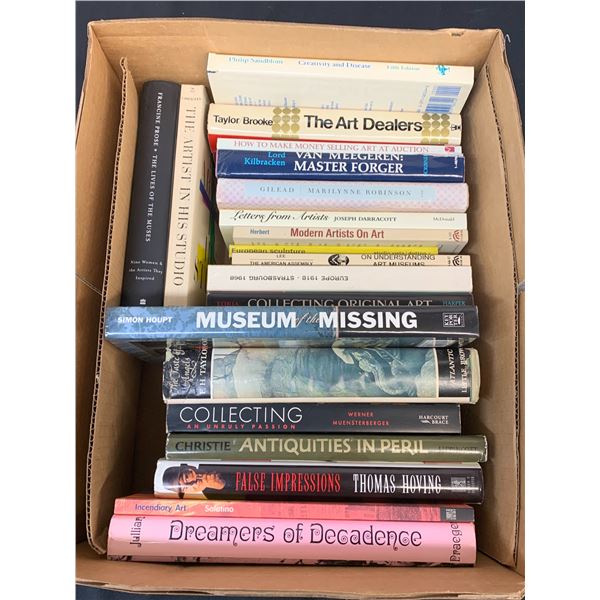 Box of 20 Assorted Art & Collecting Related Books