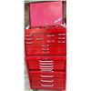 Image 5 : Mac Tools Red Rolling Tool Chest With Assorted Hand Tools and Hardware