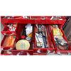 Image 8 : Mac Tools Red Rolling Tool Chest With Assorted Hand Tools and Hardware