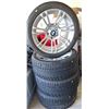 Image 1 : 4 BMW Alloy Wheels with Michelin Alpin 255/40R18 Winter Tires