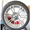 Image 2 : 4 BMW Alloy Wheels with Michelin Alpin 255/40R18 Winter Tires
