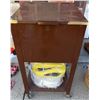 Image 2 : Brown Metal Utility Cart with Tow Straps and Tie Downs