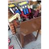 Image 4 : Brown Metal Utility Cart with Tow Straps and Tie Downs