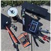 Image 1 : Automotive Tool Lot with B&M Shifter, Wire Spool, Westward Set, Hammer and Pliers