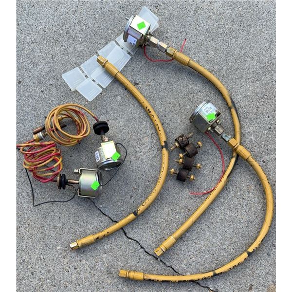 Pressure Gauges, Flexible Hoses, and Electrical Cables