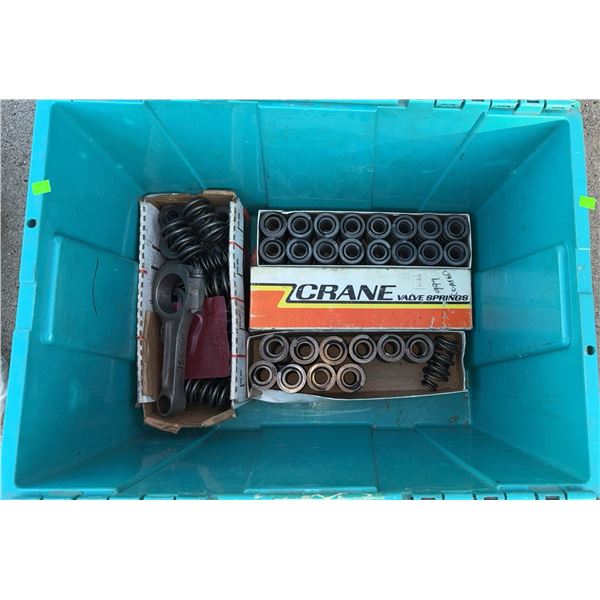 Crane Valve Springs with Assorted Engine Components