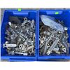 Image 5 : Metal Mechanical Linkages and Fasteners in Blue Bins