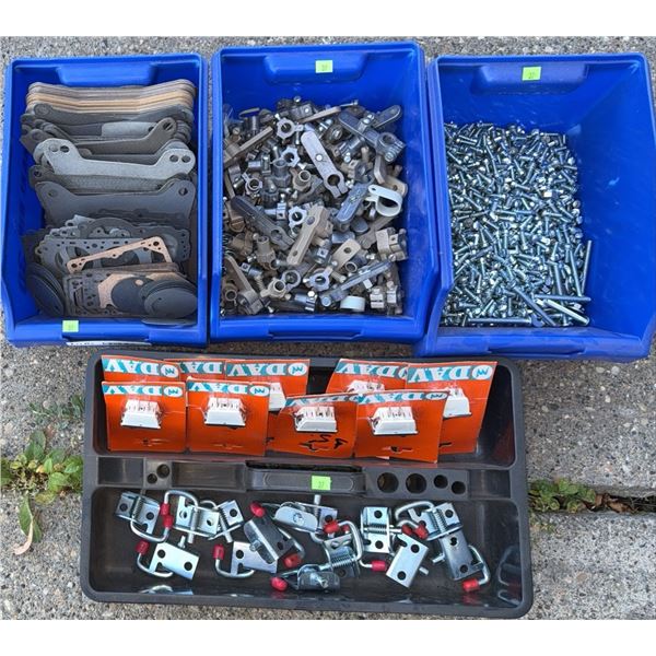 Metal Hardware, Fasteners, Gaskets, Toggle Latches and Switches