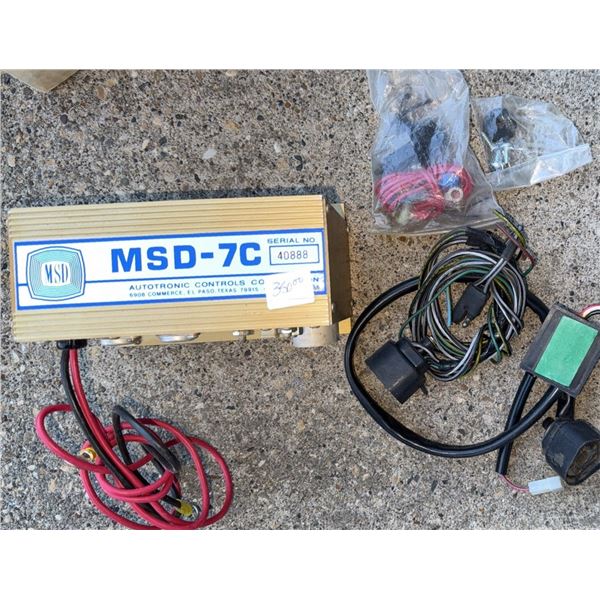 MSD-7C Ignition Control Box with Wiring and Accessories