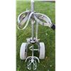 Image 4 : Bag Boy Automatic Golf Pull Cart and Mickey Mouse Child's Toy Fishing Rod