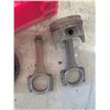 Image 4 : Automotive Engine Connecting Rods, Pistons, and Metal Flywheel Ring