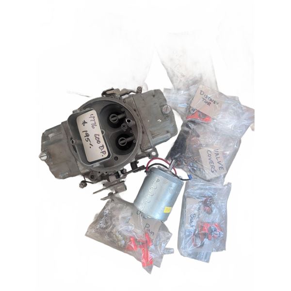 Automotive Carburetor 4776 600 D.P. With Assorted Parts Lot