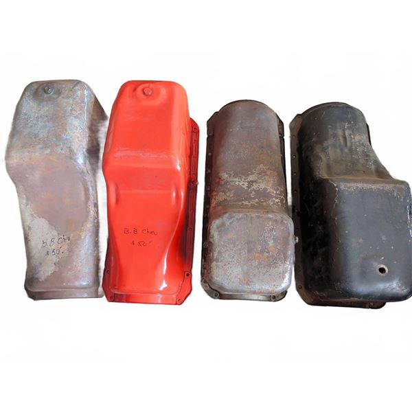 4 Engine Oil Pans, Includes Chevy Big Block Models