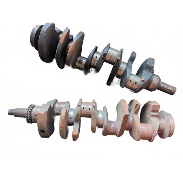 Cast Iron Engine Crankshafts with Timing Gear and Markings