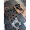 Image 2 : Automotive Engine Parts Assortment: Flywheels, Connecting Rods, Brackets