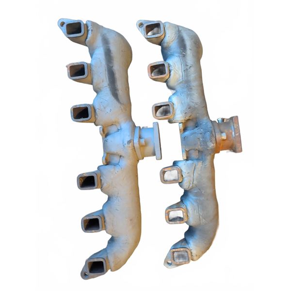 Cast Iron Exhaust Manifolds Marked 572770-1 and 572760-1