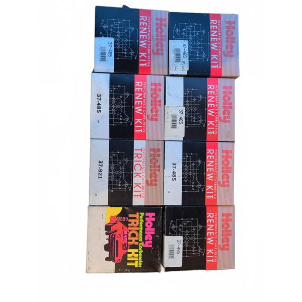 Holley Carburetor Renew Kit and Trick Kit Lot, 9 Boxes