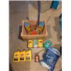 Image 2 : Canada Dry Wooden Crate with Pennzoil and Quaker State Oil Cans, and more