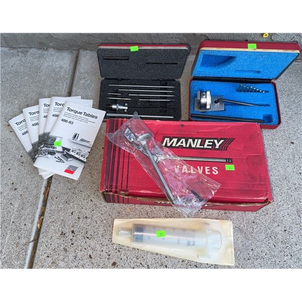 Manley Valves with Valve Measuring Tools and Torque Tables Manuals
