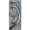Image 4 : Chrome Motorcycle Exhaust Header and Muffler Pipe Set