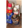 Image 5 : Workbench Lot With Oil Cans, WD-40, Parts Bins, and Assorted Hardware