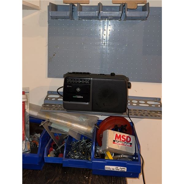 Automotive and Workshop Parts with General Electric Radio Cassette Player