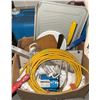 Image 2 : Household and Utility Items Including Extension Cord and Containers