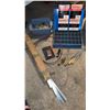 Image 1 : Automotive Parts Lot Including Holley Carburetor Kits, Hand Tools, and Hardware