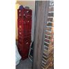 Image 1 : Stack of Palm Red Plastic Milk Crates and Folding Step Stool