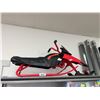 Image 4 : Red and Black Ride-On Kids Snow Sled