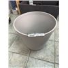 Image 2 : Lot of 2 Grey Plastic Planter Pot 16 Inch Tall