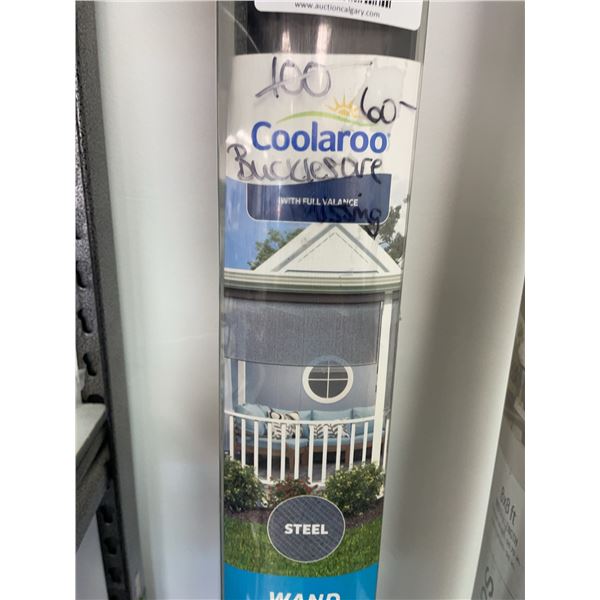 Coolaroo Steel Outdoor Roller Shade 96x96 Inches