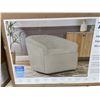 Image 2 : Thomasville Fabric Swivel Chair, 32.2 in Wide
