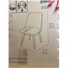 Image 3 : Aiden & Ivy 2-Pack Fabric Dining Chairs, Grey
