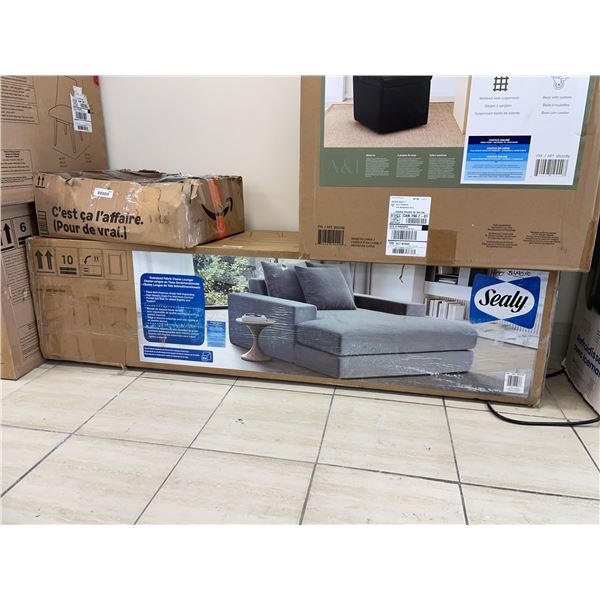 Sealy Oversized Fabric Chaise Lounger 68" x 58"