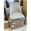 Image 1 : Beige Upholstered Dining Chair BY21264