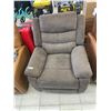 Image 5 : Brown Fabric Recliner Chair 34x30x40 Inch