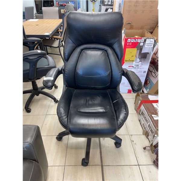 La-Z-Boy Black Leather Executive Office Chair