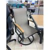 Image 4 : Outdoor Dining Set Metal Faux Wood Table 6 Chairs