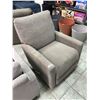 Image 6 : True Innovations Fabric Swivel Glider Recliner Chair