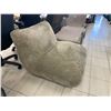 Image 2 : Beige Corduroy Lounge Chair 36x36x28 Inches