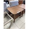 Image 4 : Wood Coffee Table and Two End Tables Set