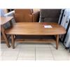 Image 5 : Wood Coffee Table and Two End Tables Set