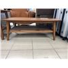 Image 6 : Wood Coffee Table and Two End Tables Set