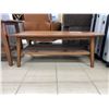 Image 7 : Wood Coffee Table and Two End Tables Set